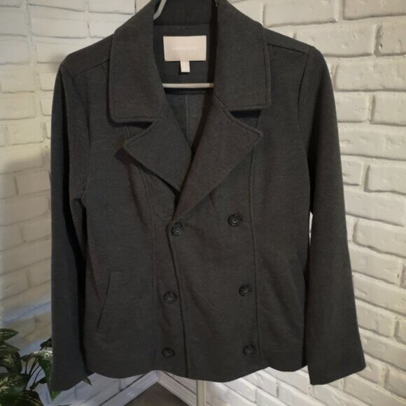 Banana Republic Ladies Light Fleece Lined Grey Jacket - Picture 1 of 5